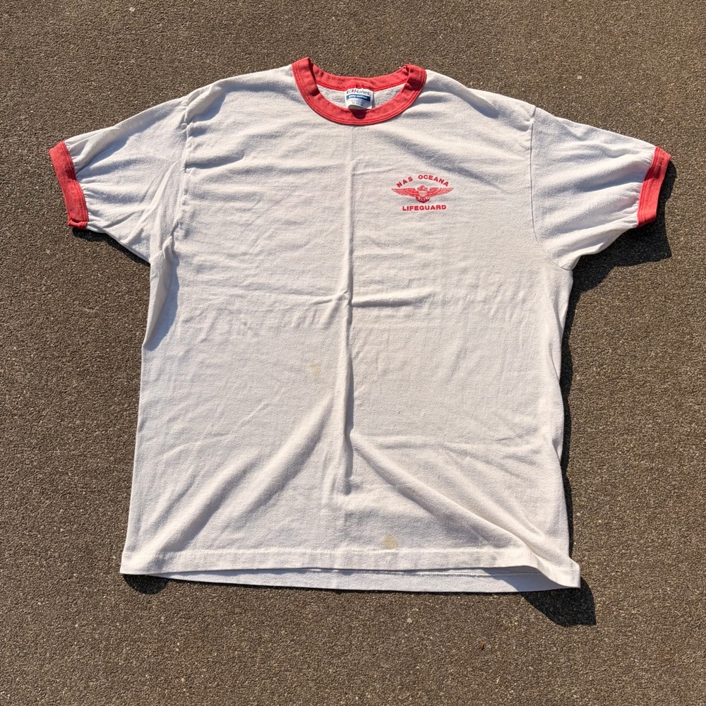 Vintage 80s-90s Lifeguard Tee Sz XL 22x25